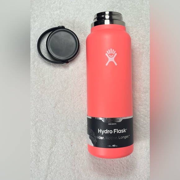⚠️SOLD⚠️Hydro Flask Water Bottle 40oz- Hibiscus - Wide Mouth - Picture 7 of 15